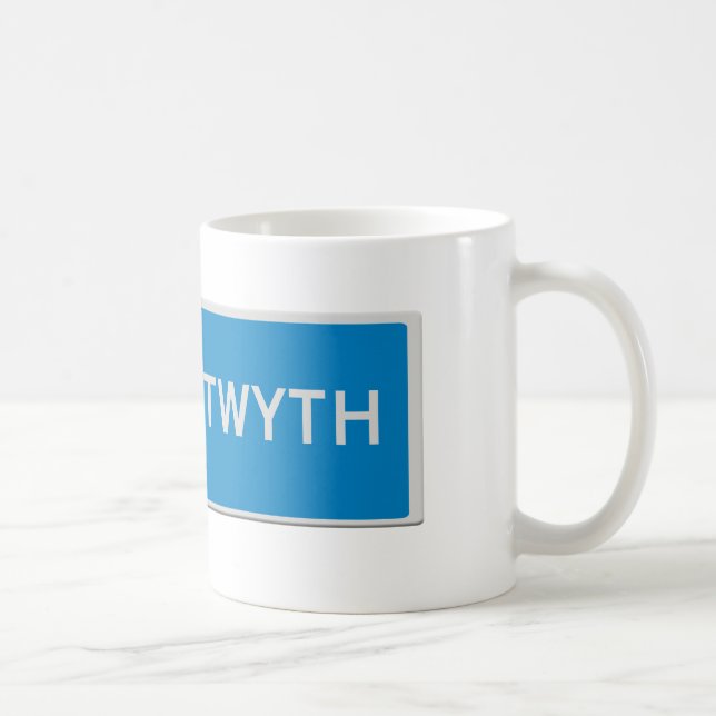 Vägskylt Aberystwyth  Kaffemugg (Höger)