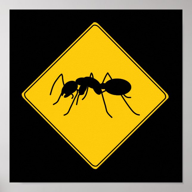 Vägskylt - Ant Poster (Framsidan)