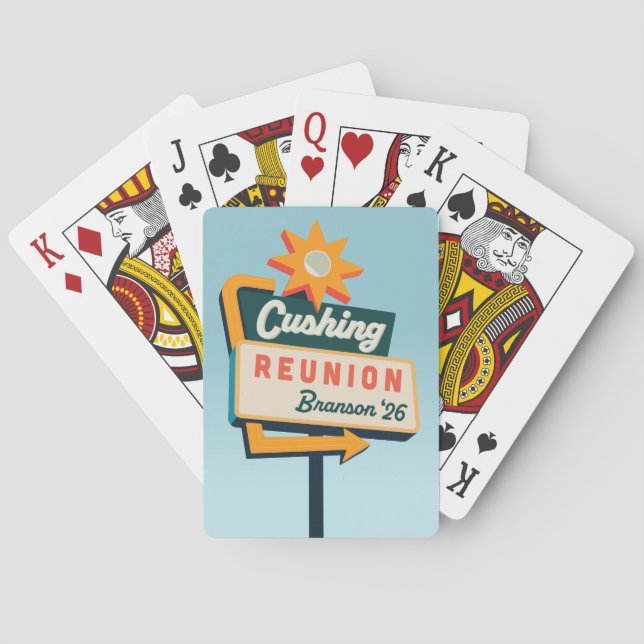 Vägskylt Casinokort (Baksidan)