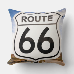 Vägskylt Route 66, Arizona Kudde