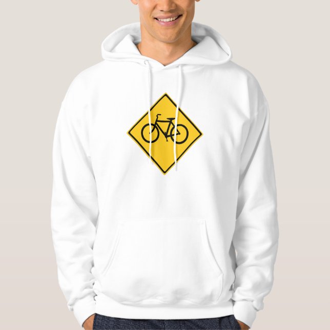 Vägskyltscykel Hoodie (Framsida)