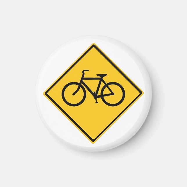 Vägskyltscykel Magnet (Framsidan)