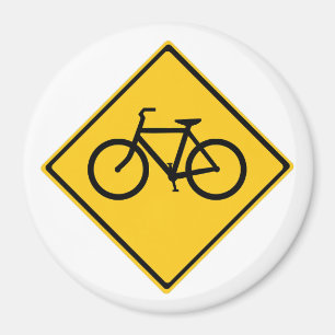 Vägskyltscykel Magnet