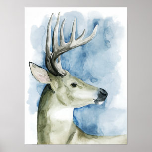 Vågställ - vattenfärg poster