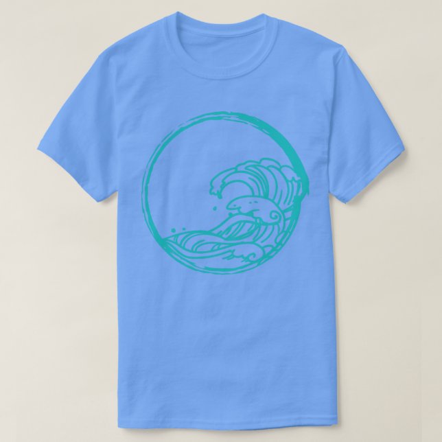 VågSurfning T Shirt (Design framsida)