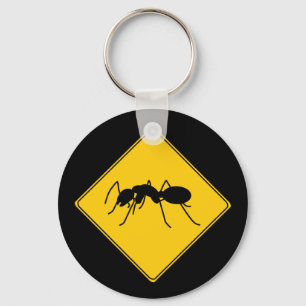 Vägtecken - Ant Keychain Nyckelring