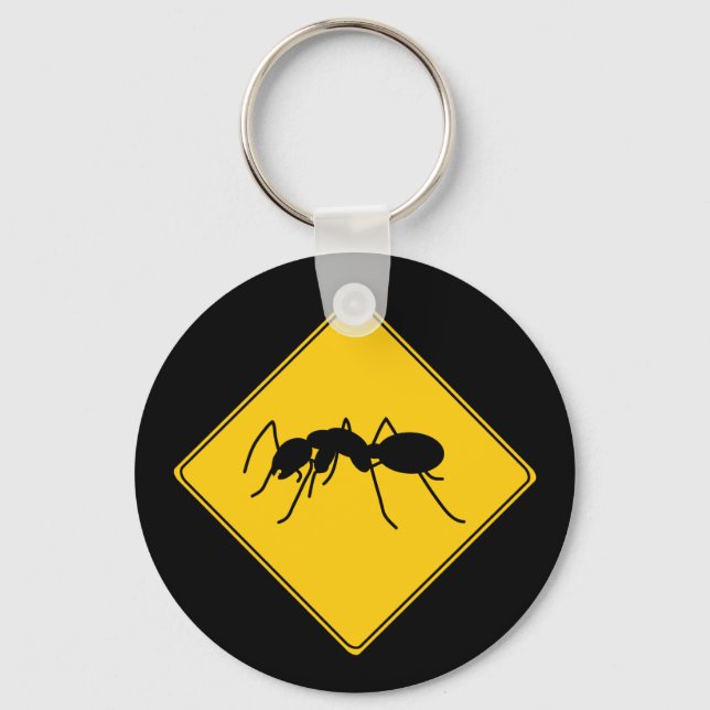 Vägtecken - Ant Keychain Nyckelring (Framsida)