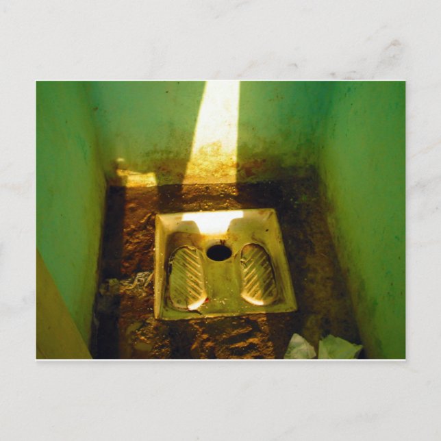 Vägtoalett i Tunisien 2 Vykort (Framsida)