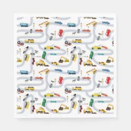 Vägtrafik transport Fordon och Lastbilar Pappersservett