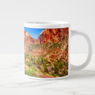 Vägtransport genom Zion National Park Jumbo Mugg