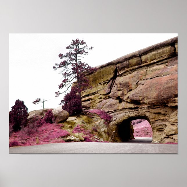 Vägtunneln land poster (Framsidan)