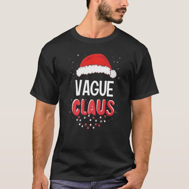 Vague Jultomten Jul Matching Costume Premi T Shirt (Framsida)