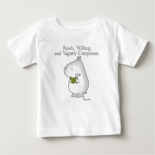 Vaguely Competof Hippo av Sandra Boynton T Shirt