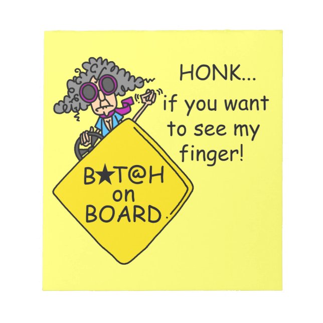 Vägursinnehumor Anteckningsblock (Framsida)