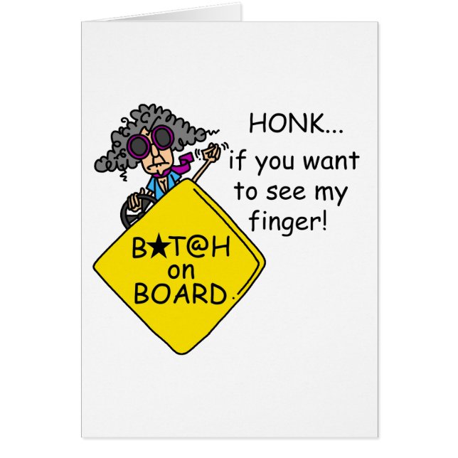 Vägursinnehumor Hälsningskort (Framsidan)