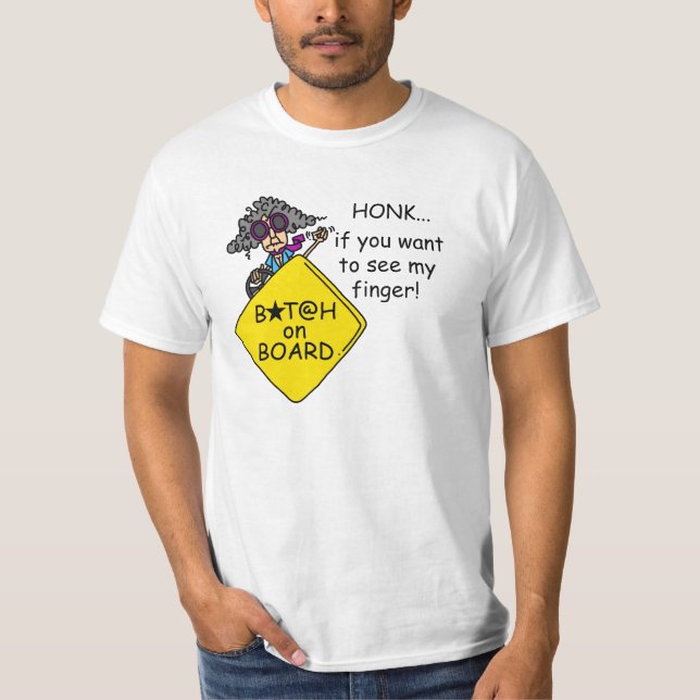 Vägursinnehumor T-shirt (Framsida)