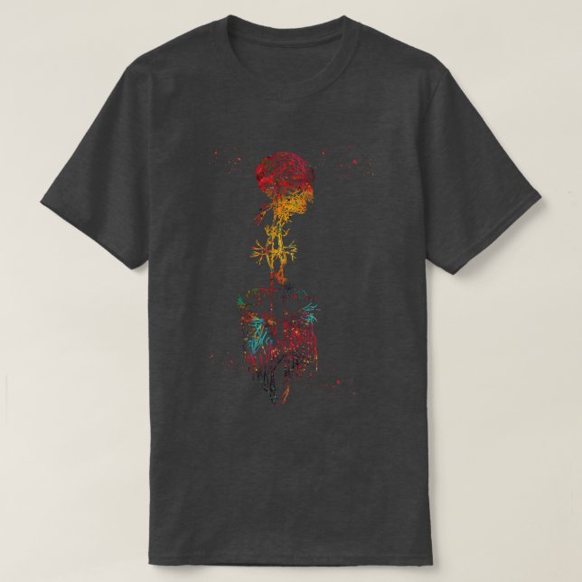 Vagus Nerve Art 1 T Shirt (Design framsida)