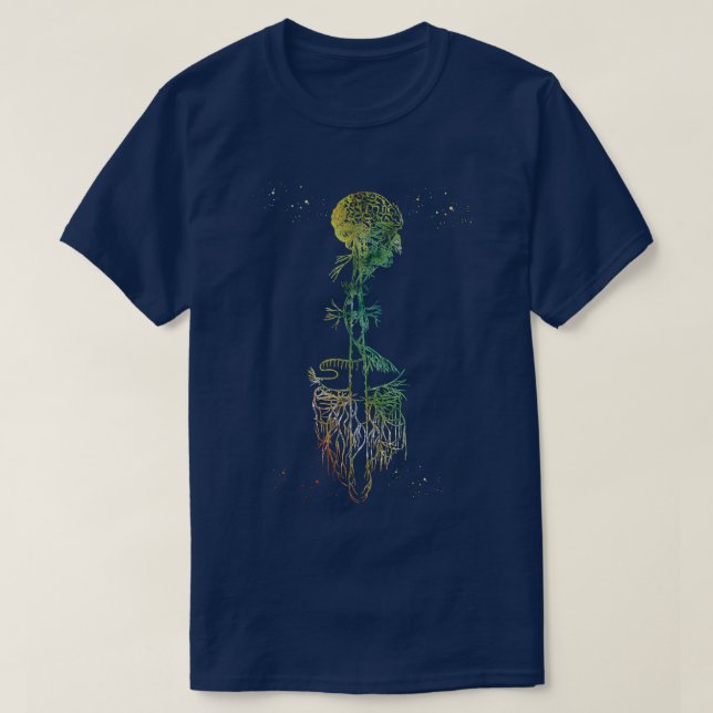 Vagus Nerve Art T Shirt (Design framsida)