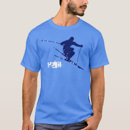 Vail blåttsnö skidar t shirt