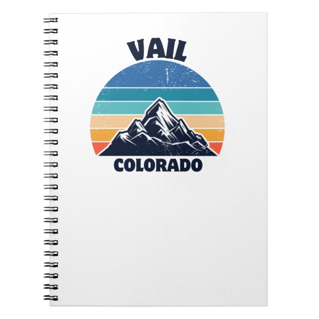Vail colorado anteckningsbok (Framsidan)