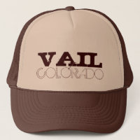 Vail Colorado, enkel brun hatt
