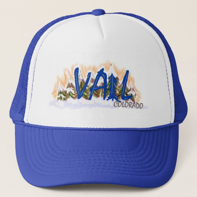 Vail Colorado hat Truckerkeps (Framsida)