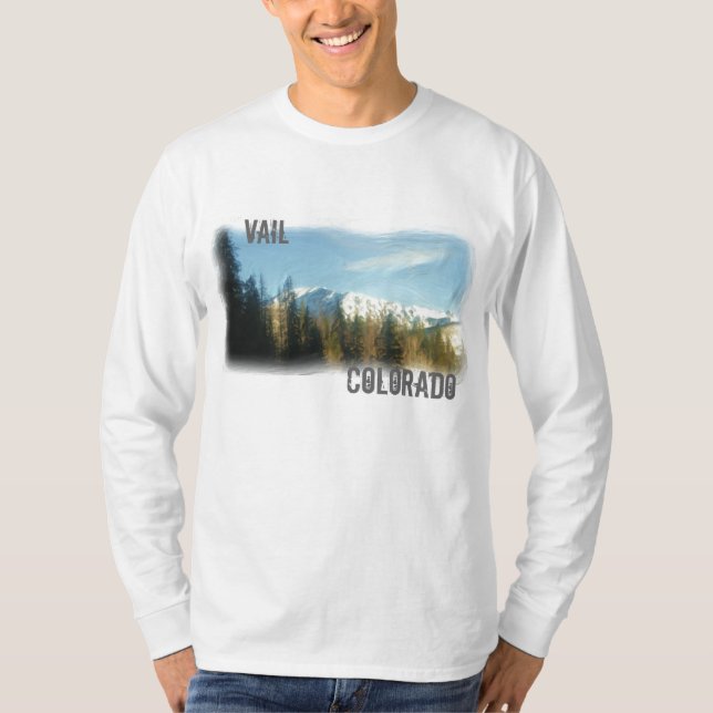 Vail Colorado-killskjorta Tee (Framsida)
