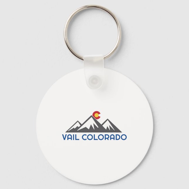 Vail, Colorado Klippiga bergen  Nyckelring (Framsida)