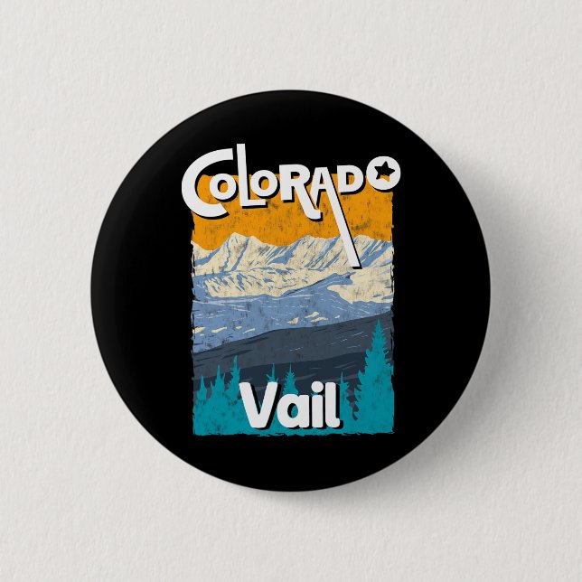 Vail Colorado Mountain State Rocky mountains Tee S Knapp (Framsida)