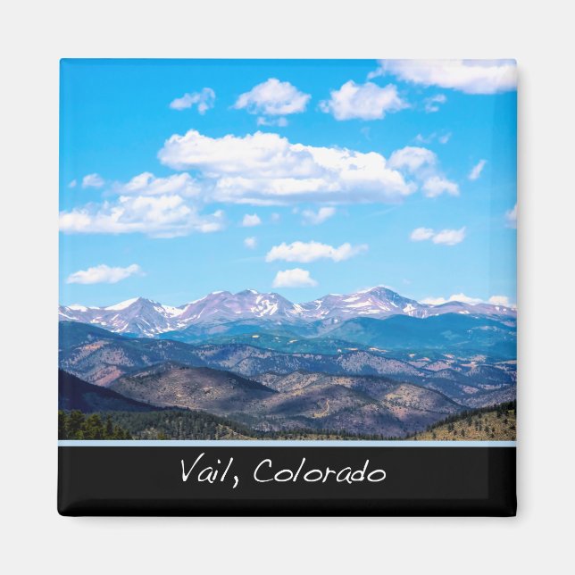 Vail Colorado Mountains Magnet (Framsidan)