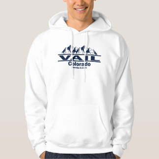 Vail Colorado och Rocky mountains Hoodie