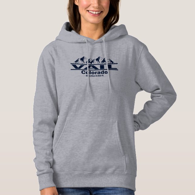 Vail Colorado och Rocky mountains T Shirt (Framsida)