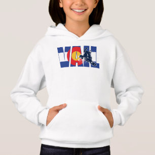 Vail Colorado och Snowboarder T Shirt