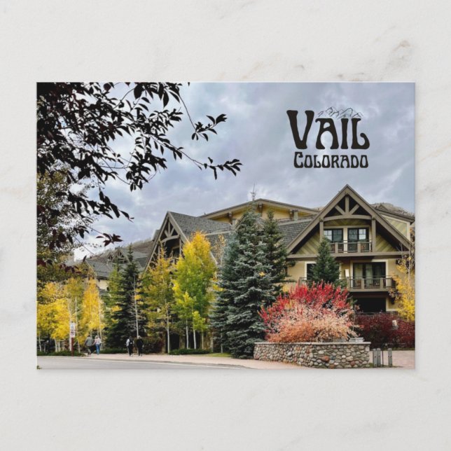 Vail, Colorado Postcard Vykort (Framsida)