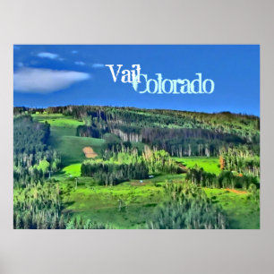 Vail Colorado print Poster