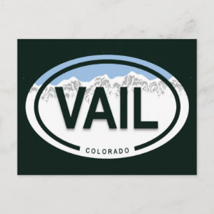 Vail Colorado Rocky Mountain Vykort