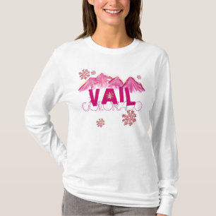 Vail Colorado rosa themed berghoodie Tröja
