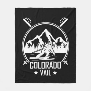 Vail Colorado Ski Fleecefilt