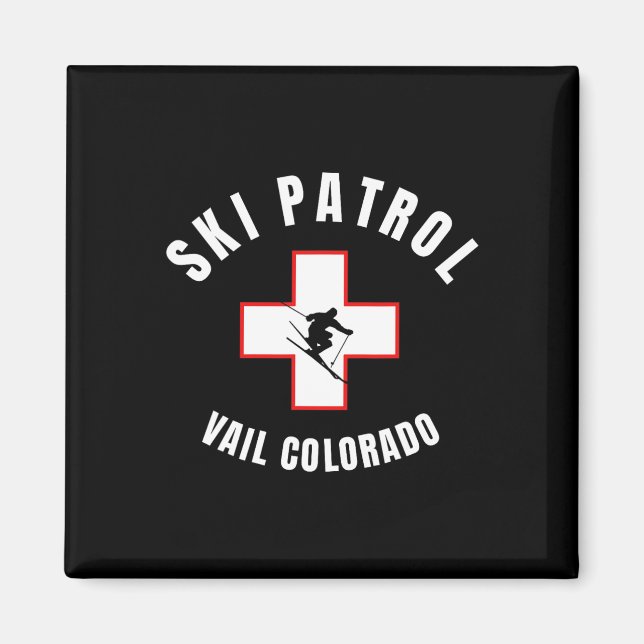 Vail Colorado Ski Patrol Magnet (Framsidan)