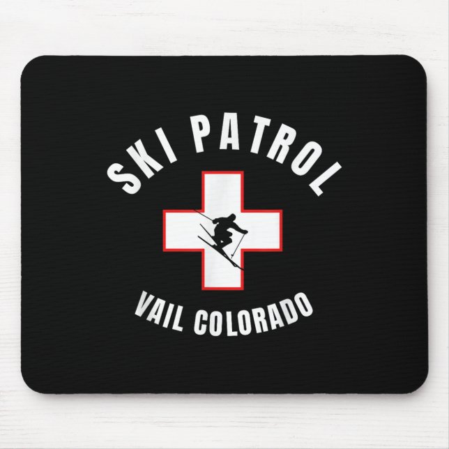 Vail Colorado Ski Patrol Musmatta (Framsidan)