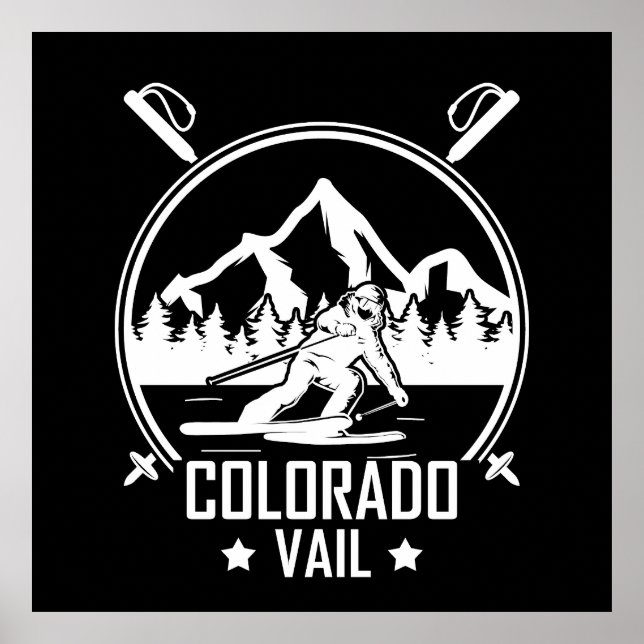 Vail Colorado Ski Poster (Framsidan)