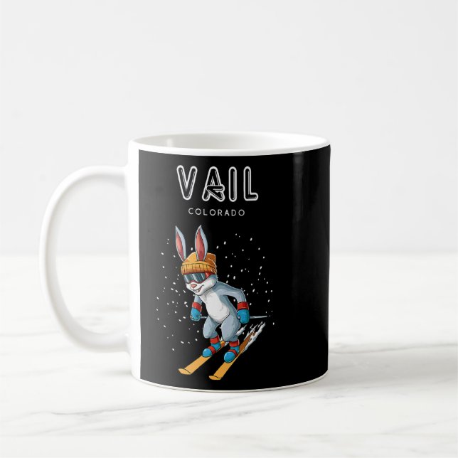 Vail Colorado Ski Rabbit Kaffemugg (Vänster)