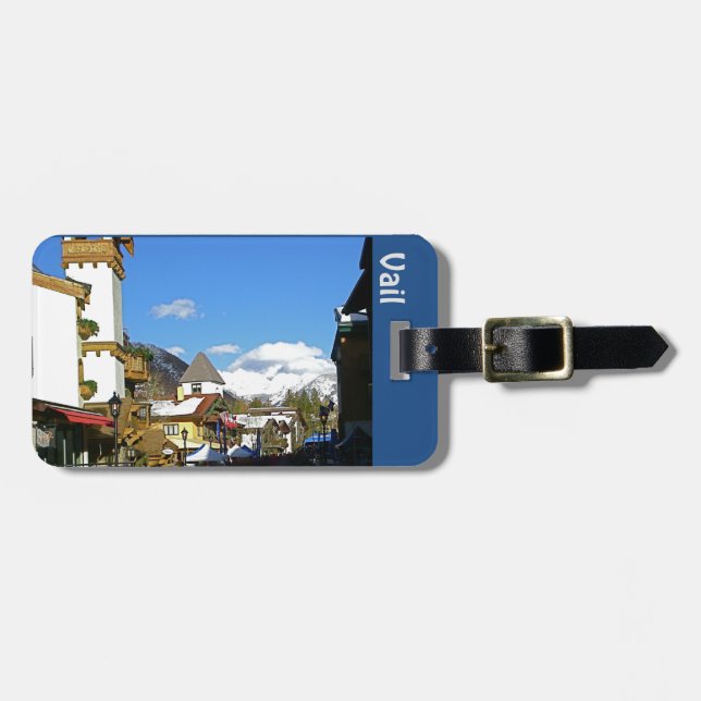 Vail Colorado skidar Bagagebricka (Horisontell Framsida)