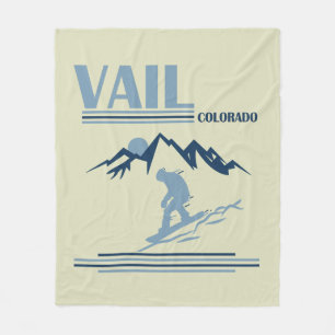 Vail Colorado snowboarding Fleecefilt