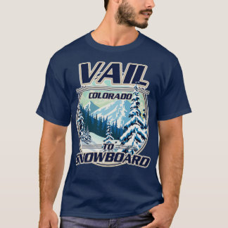 Vail Colorado Snowboarding T Shirt