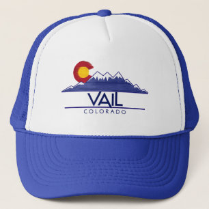 Vail Colorado trä fjäll hatt Keps
