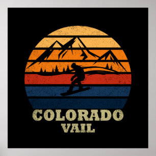 Vail Colorado vintage Poster