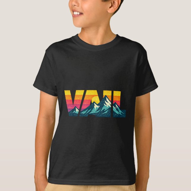Vail designar _ vail denver _ vail kläder _ vail t shirt (Framsida)
