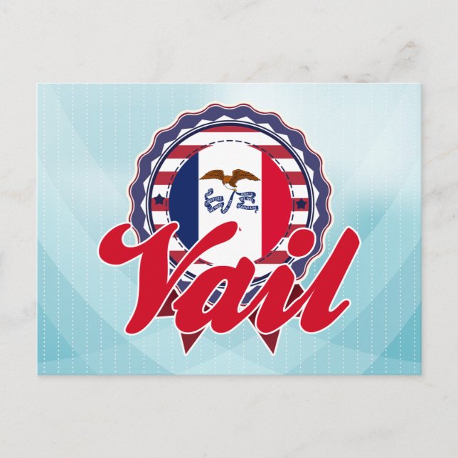 Vail, IA Vykort (Framsida)