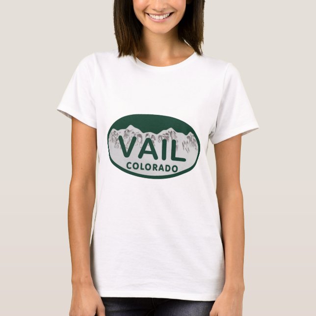 Vail licensoval t-shirt (Framsida)